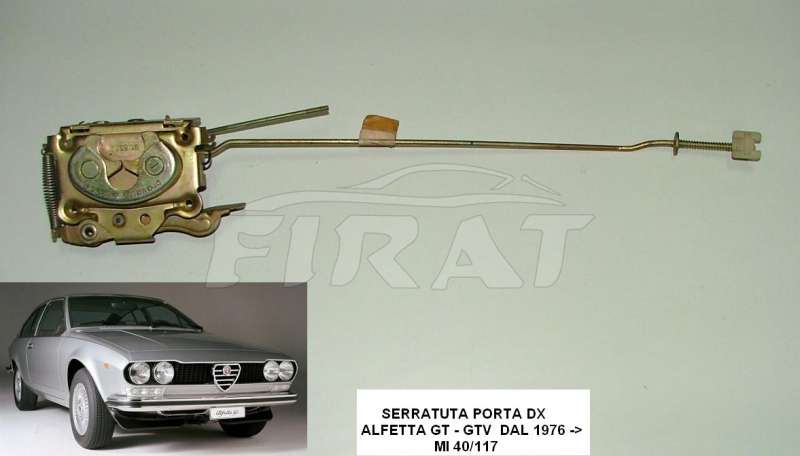 SERRATURA PORTA ALFETTA GT - GTV DX